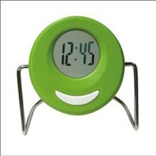 Clock with holder